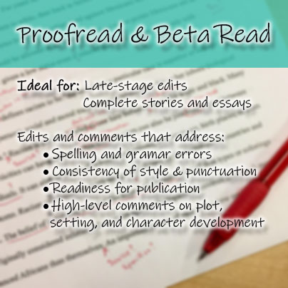 Proofread & Beta Read